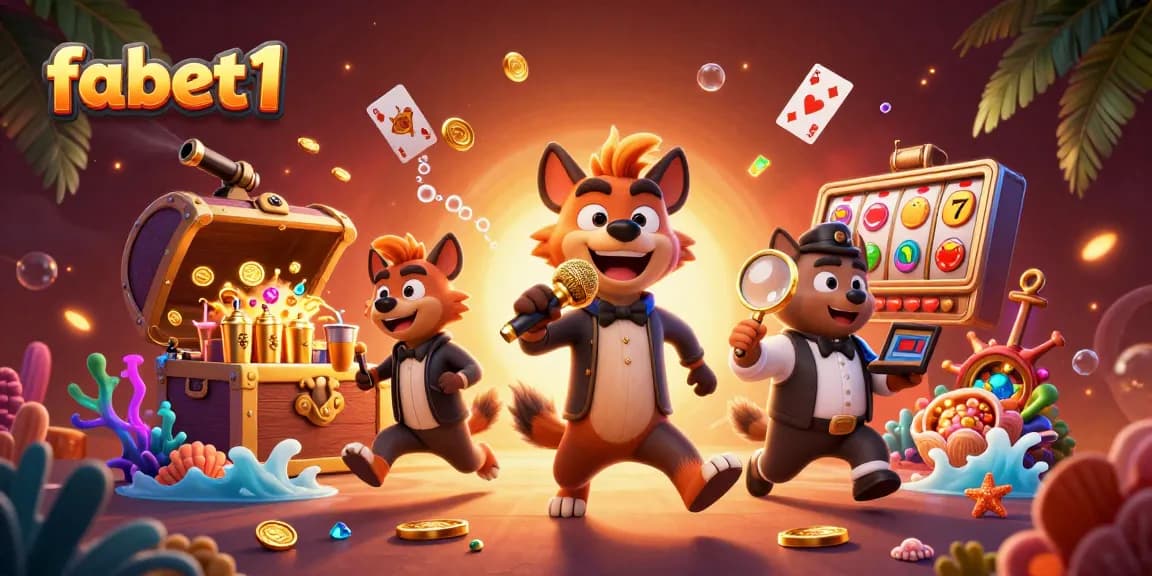 Experience the excitement of fabet1 with hyenas hosting a lively comedy casino night!