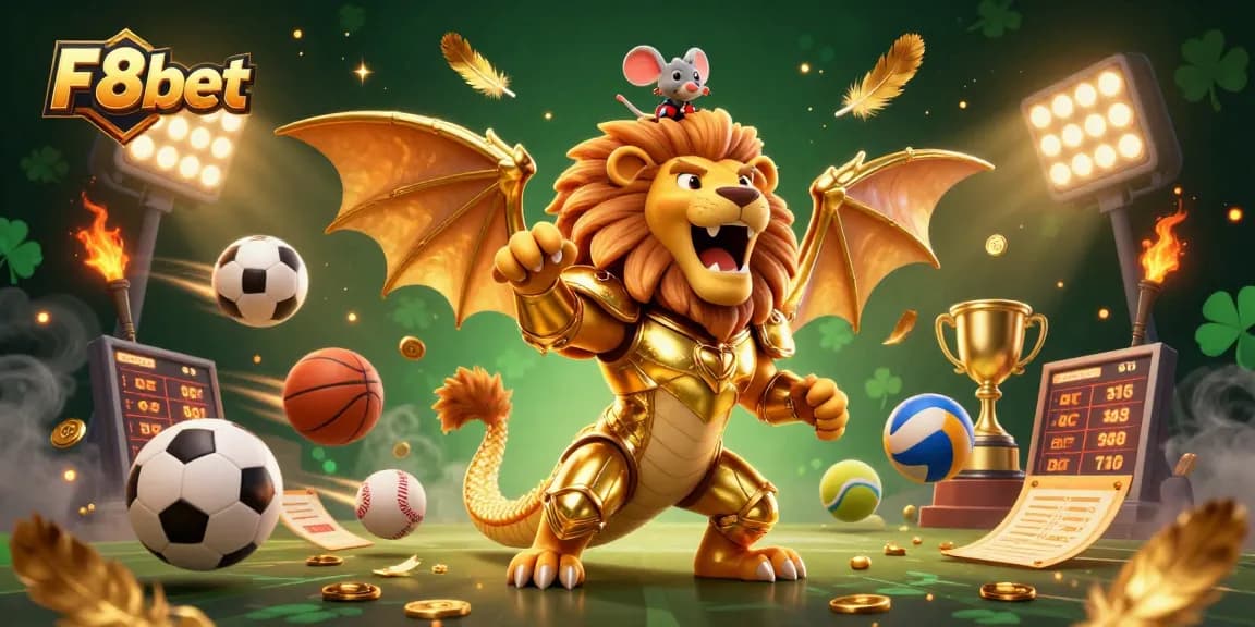 Win big with F8bet’s exciting casino experience featuring dynamic sports elements and a triumphant chimera.