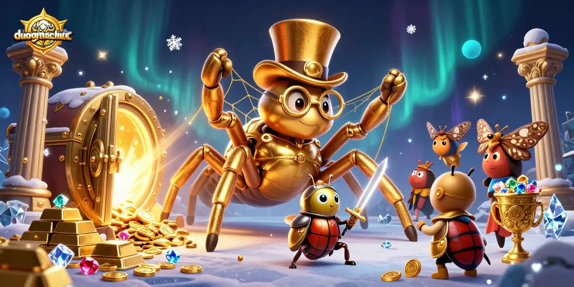 Engage with duongmatchuoc's thrilling gaming world featuring enchanting characters and golden treasures.