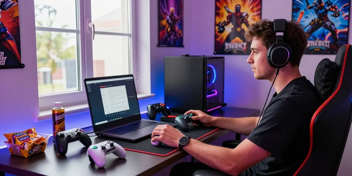 Engaging gaming scene showcasing a user interacting with the mantra88 platform.