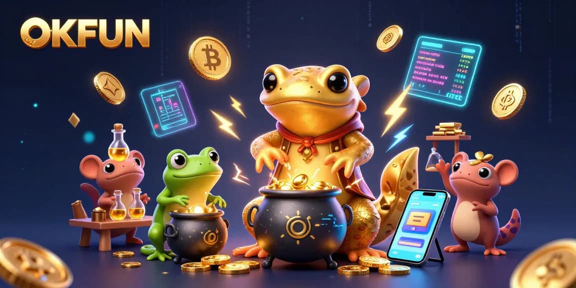 Engage with OKFUN's thrilling gaming possibilities showcased in a vibrant, dynamic casino scene.