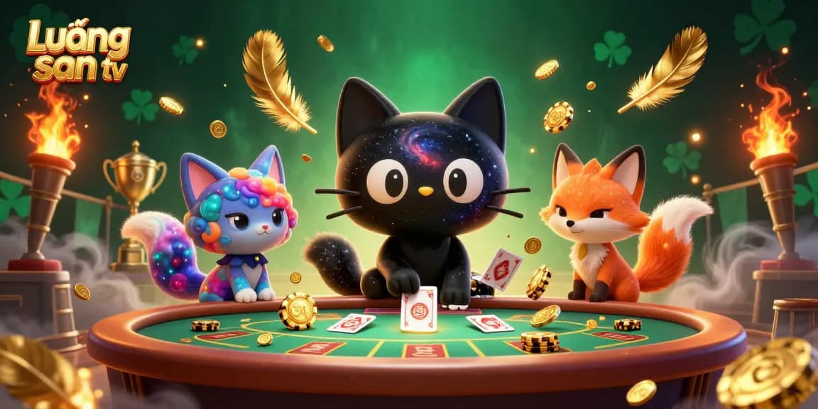 Lương sơn tv attracts players with a unique cosmic casino experience filled with golden chips.