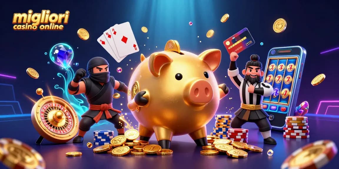 Gioca nei migliori casino online con questo vibrante e dettagliato incontro tra un sumo e un ninja.