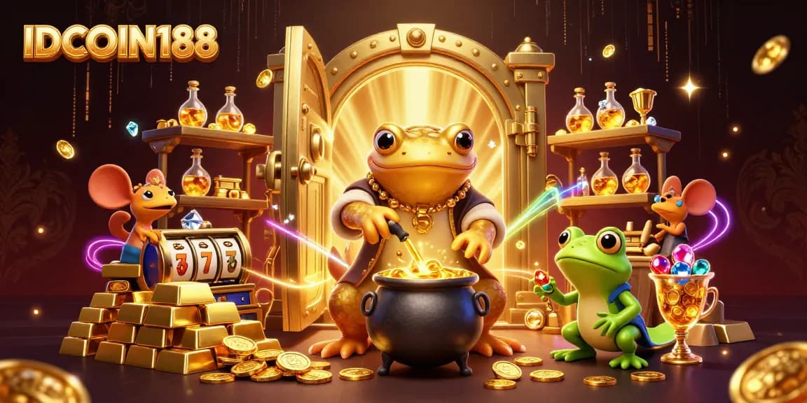 IDCOIN188 offers a visually stunning experience with vibrant slot elements and enchanting characters.