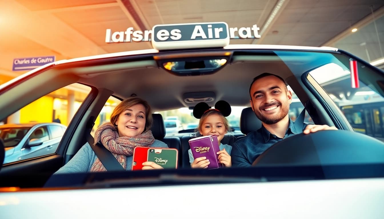 Traveling by taxi from Charles de Gaulle to Disneyland Paris offers a seamless experience.