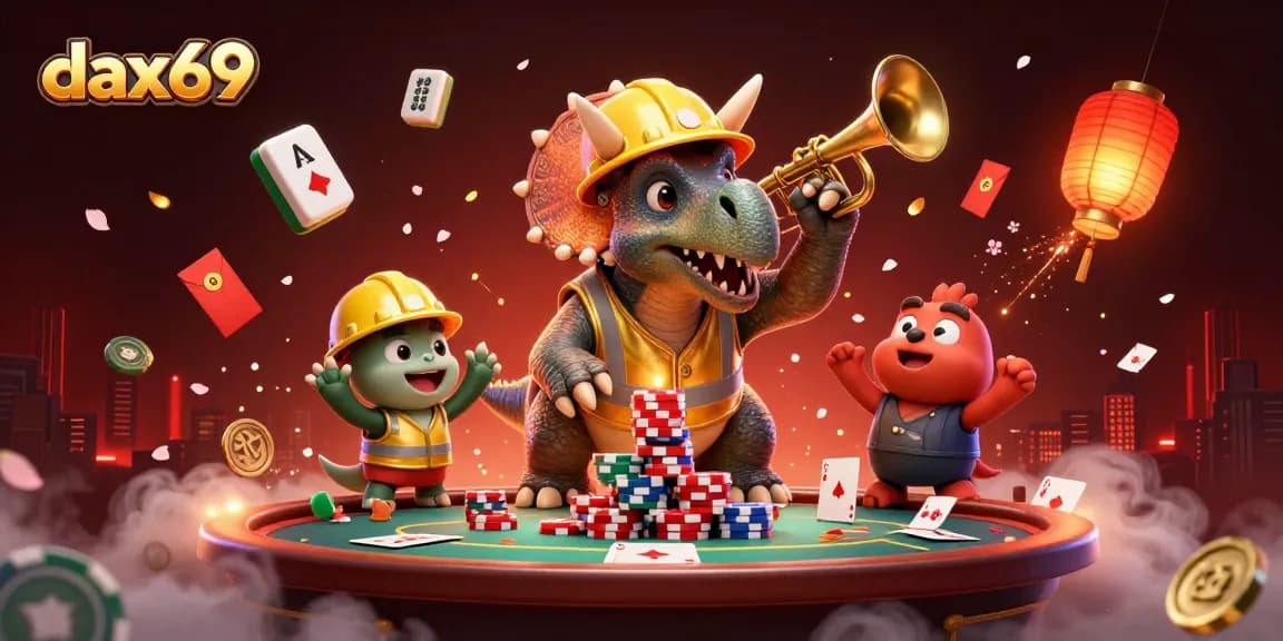 Keberuntungan di dax69: Triceratops membangun tumpukan chip poker dengan meriah