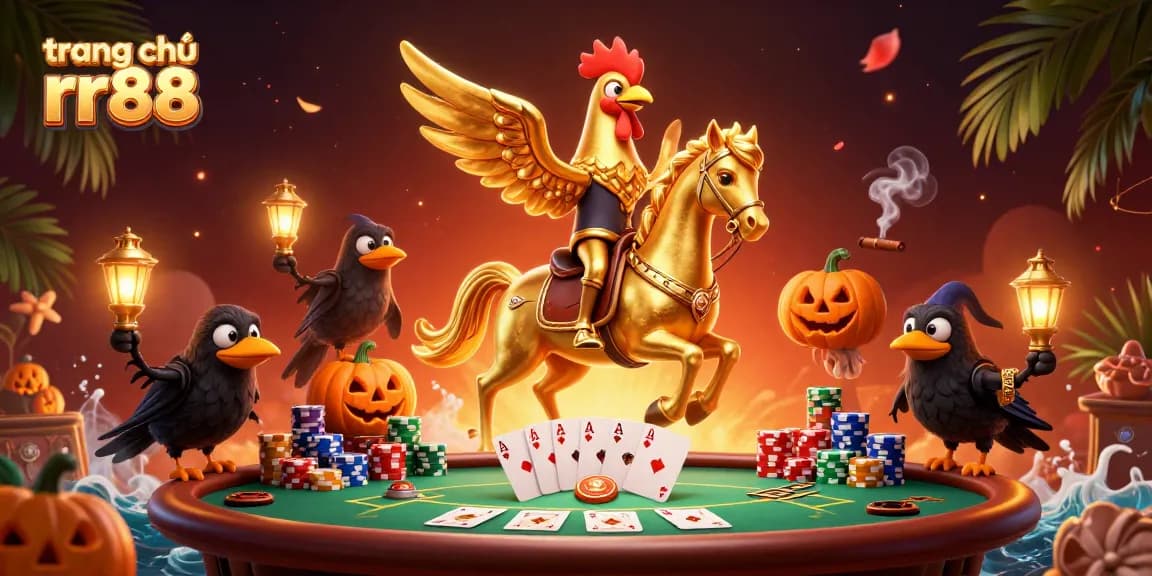 Experience the vibrant gameplay at trang chủ rr88 with unique casino elements lighting up the scene.