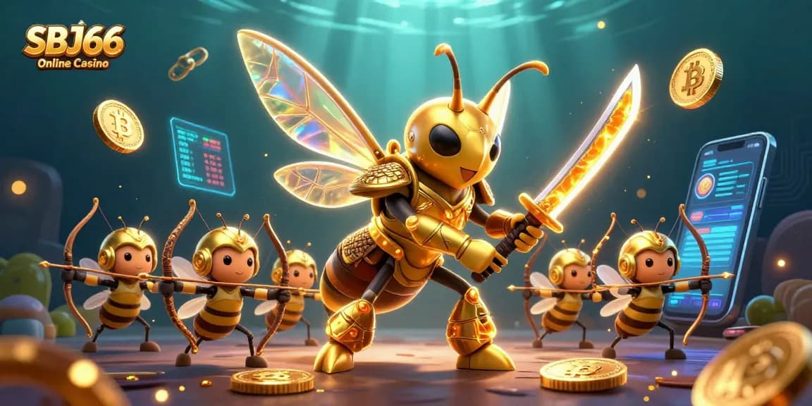 Boost your gameplay with the immersive SBJ66 Online Casino, showcasing vibrant 3D animated characters in action.