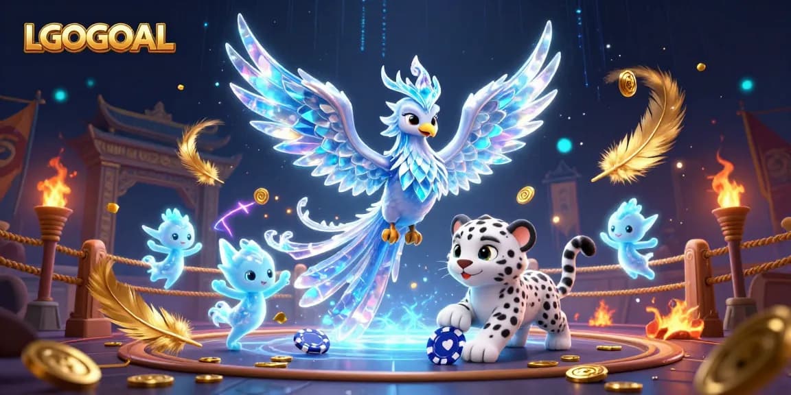 Win big with LGOGOAL’s thrilling gaming experience featuring vibrant casino elements.