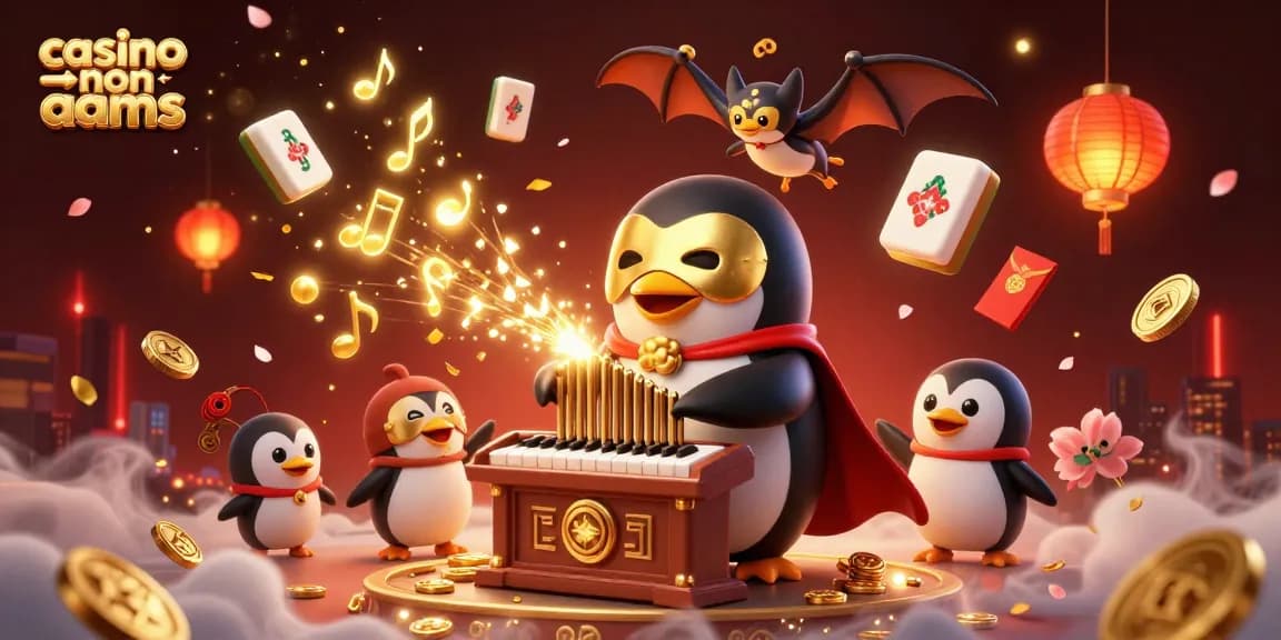 Gioca nei casino non AAMS con il pinguino fantasma mentre spara monete d'oro!