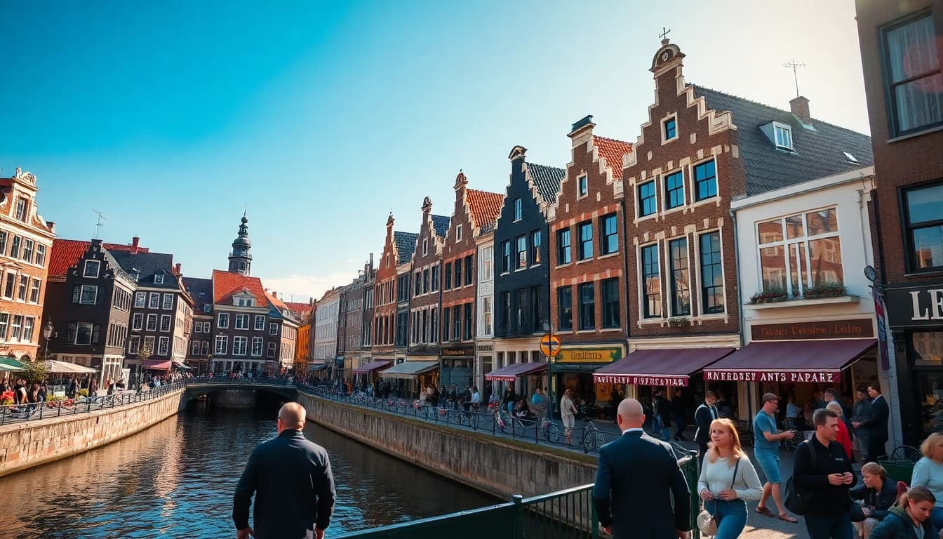 Bezoek leideninbeeld.nl voor een levendig straatbeeld van Leiden vol lokale cultuur.