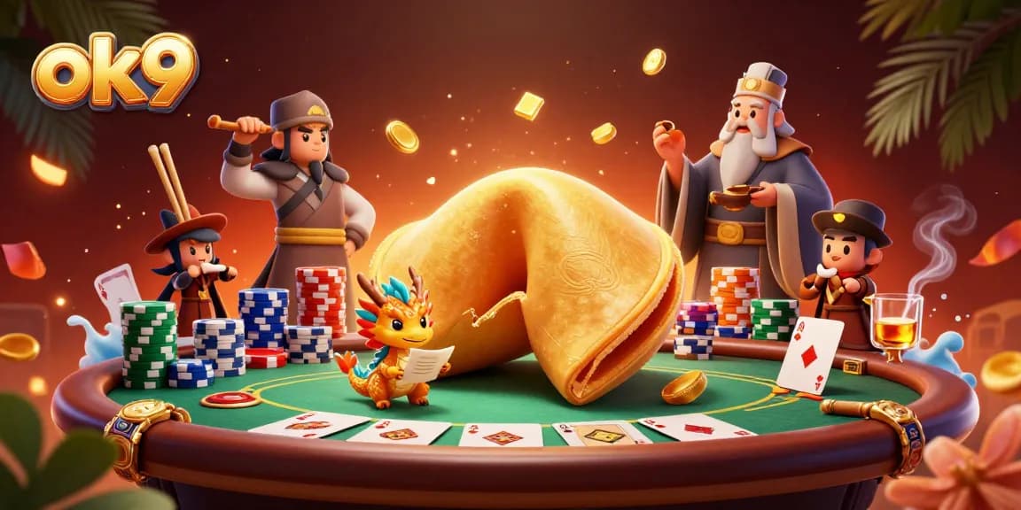 Experience thrilling gameplay in ok9 with dynamic poker scenes featuring colorful characters and elements.
