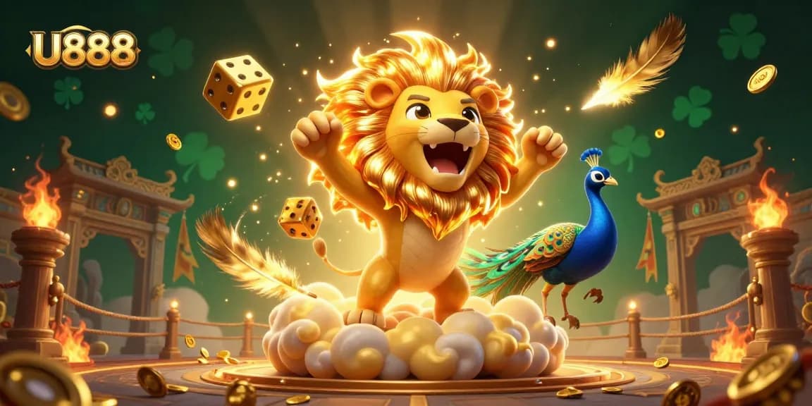 Experience thrilling wins at U888 with vibrant casino elements and a dynamic atmosphere.