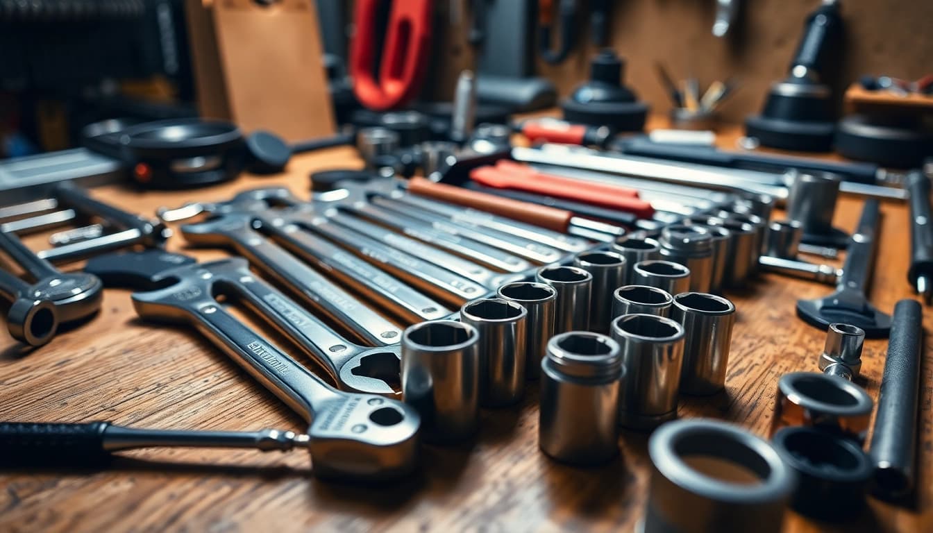 Using stahlwille tools to enhance productivity in a well-organized workspace.