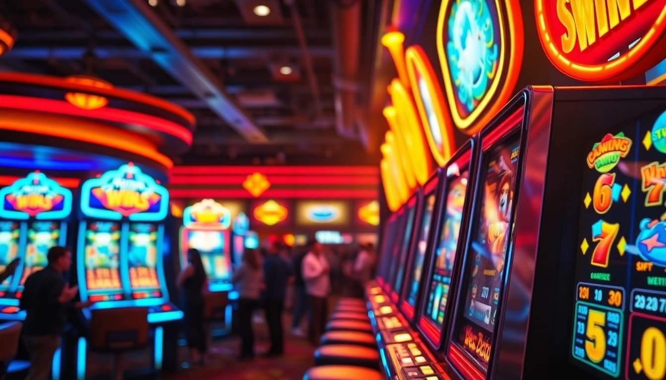 Putaran slot88 yang memikat dengan pemain antusias di dalam kasino.