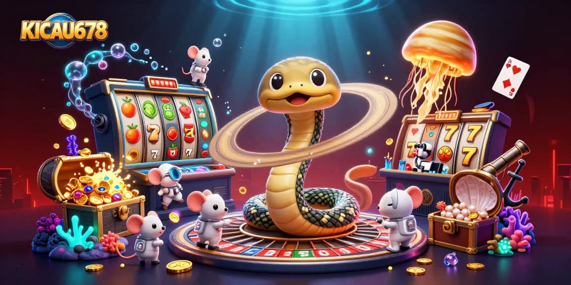 Experience dynamic gameplay innovations at KICAU678 with exciting slot reels and cosmic characters