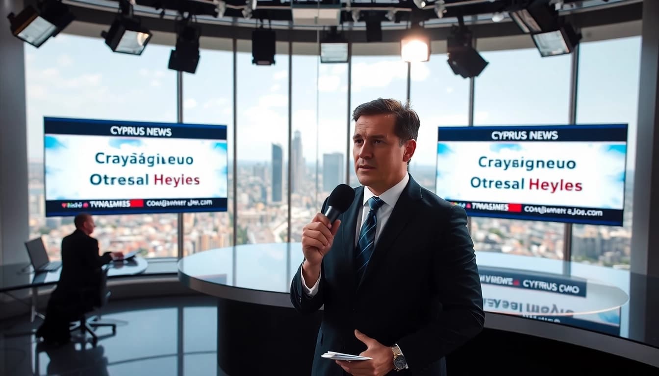 Covering the latest updates from https://cyprusnews.eu/ in a vibrant newsroom.