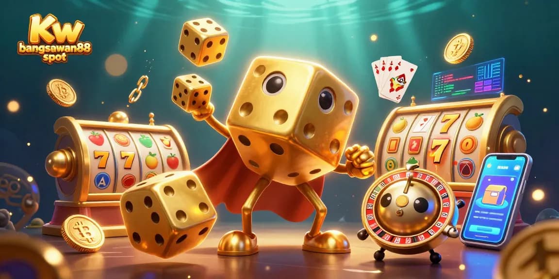 Play the exciting Kw bangsawan88 slot with dynamic golden dice and rich casino elements.