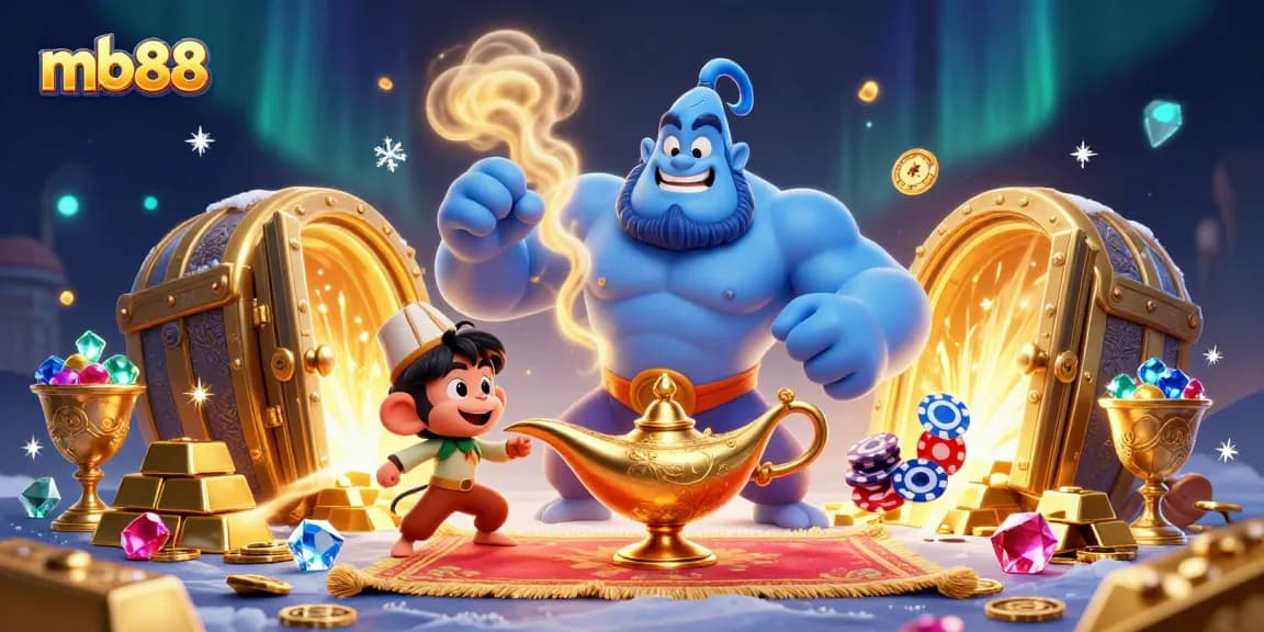 Experience thrilling gaming at mb88 with dazzling treasures and magical casino elements.