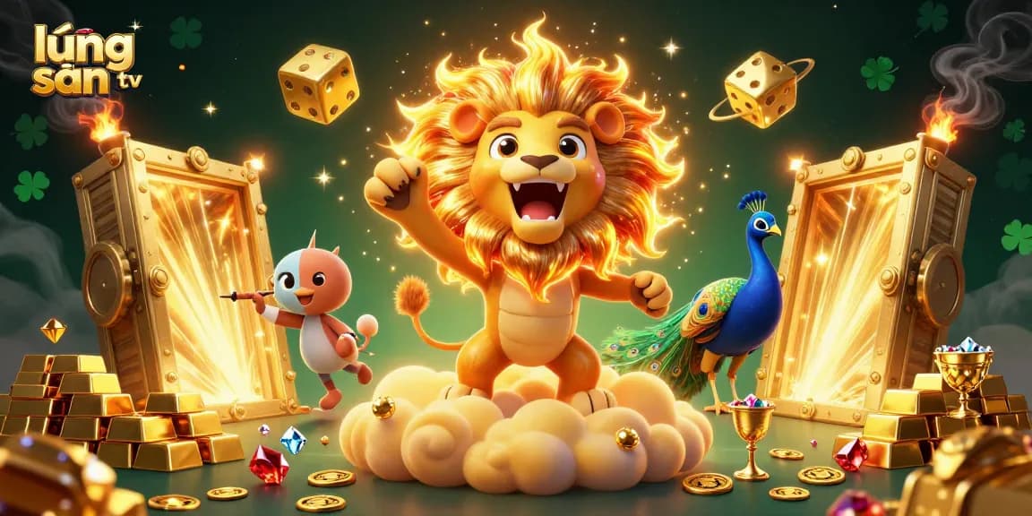 Experience thrilling gameplay with lương sơn tv, showcasing a vibrant 3D illustration of exciting casino elements.