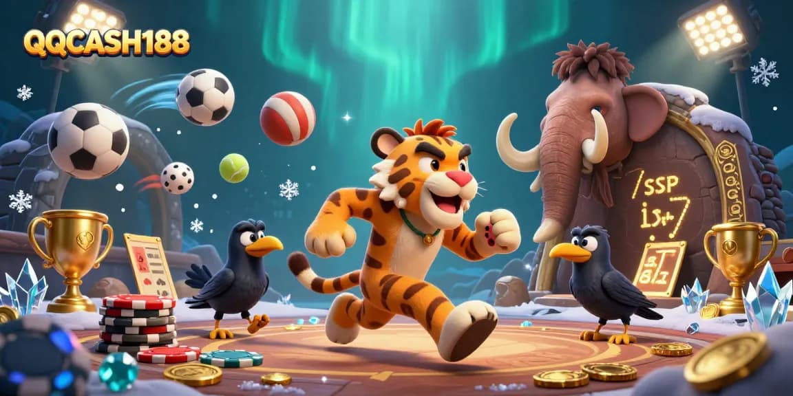 Engage in thrilling gameplay with QQCASH188, featuring unique prehistoric casino elements.