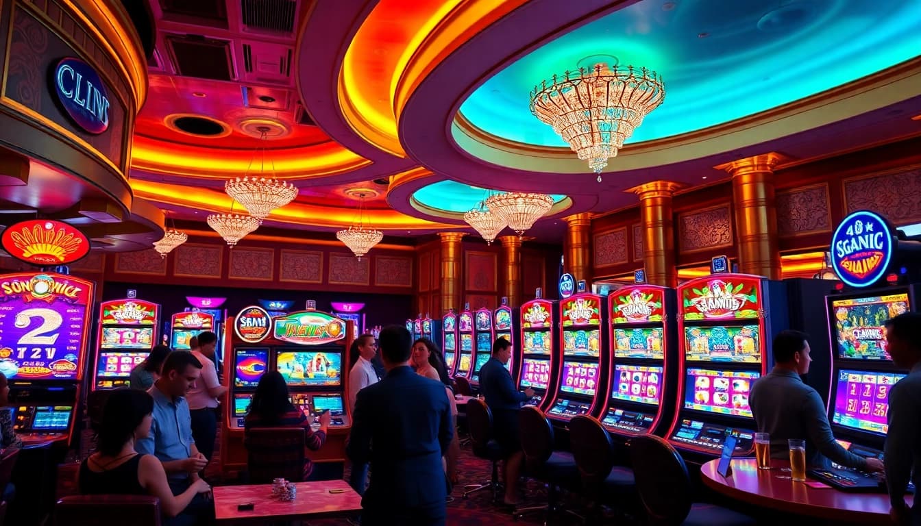 slots များကို ဦးဆောင်ထားသော ကျယ်စွန်းသော ကာစီနို အတွင်းပိုင်း