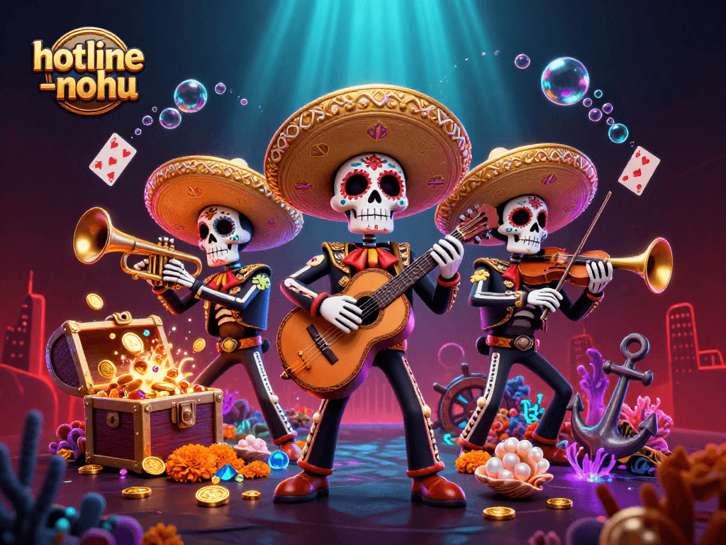 Experience thrilling gameplay with hotline-nohu, featuring vibrant mariachi characters and dynamic casino elements.