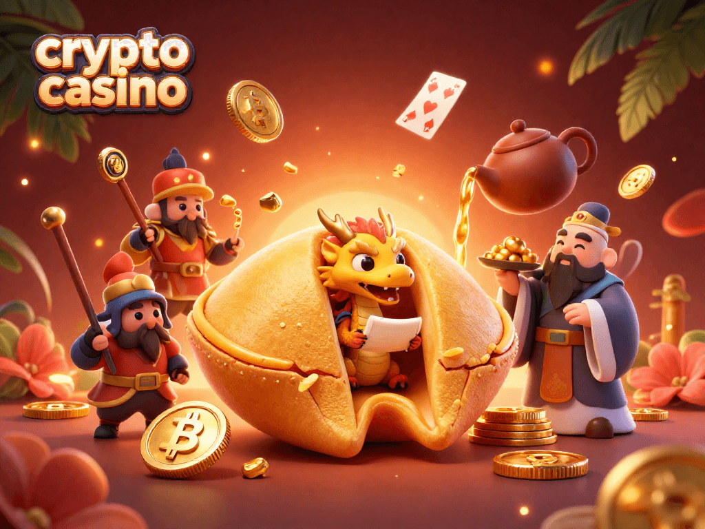 Gagnez avec le crypto casino en profitant d'une illustration dynamique des richesses numériques.