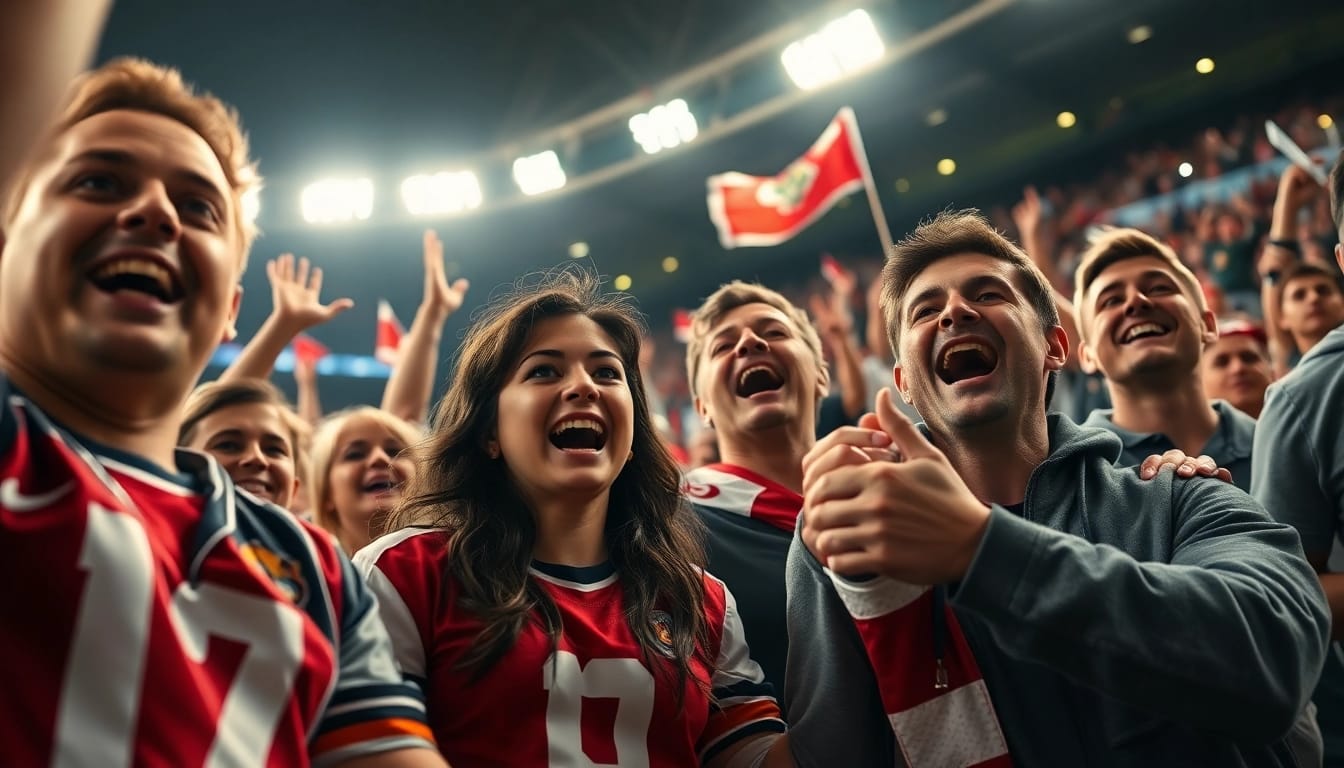 Sportbookies.nl biedt een spannende ervaring van sportweddenschappen in een levendige stadionomgeving.