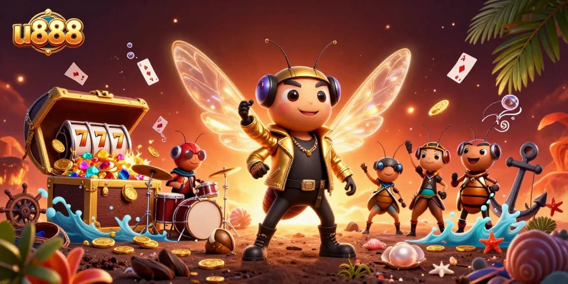Experience thrilling gameplay at u888 with vibrant casino elements and exciting characters.