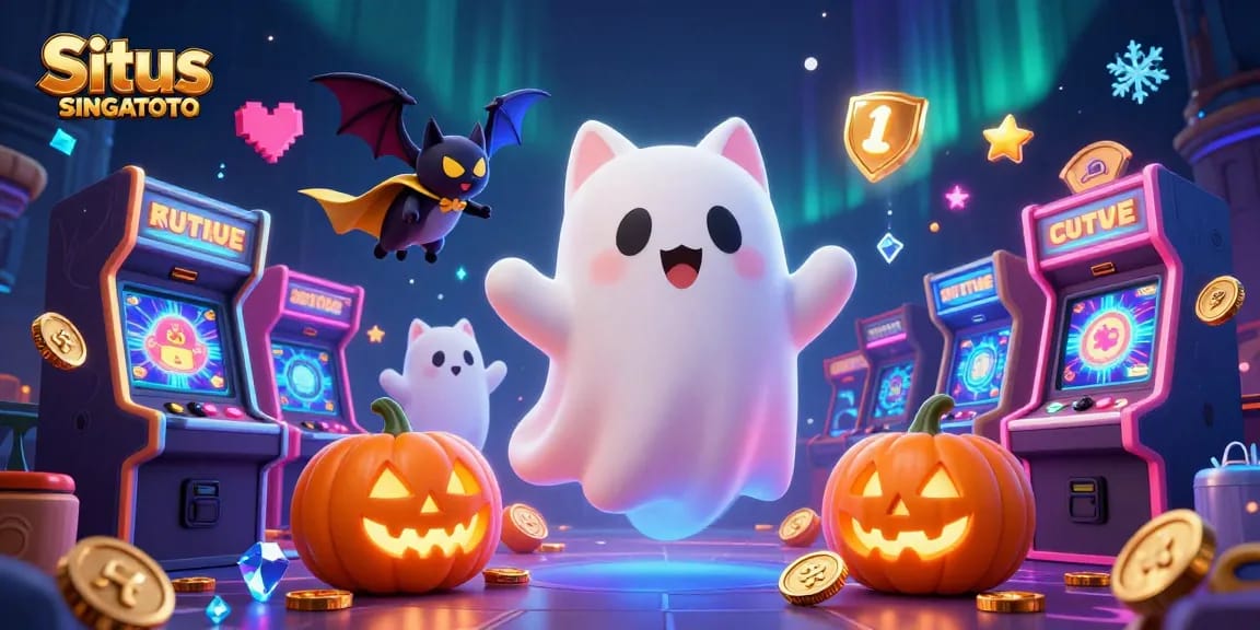 Situs SINGATOTO menghadirkan suasana kasino yang menakutkan dengan karakter lucu yang bersenang-senang.
