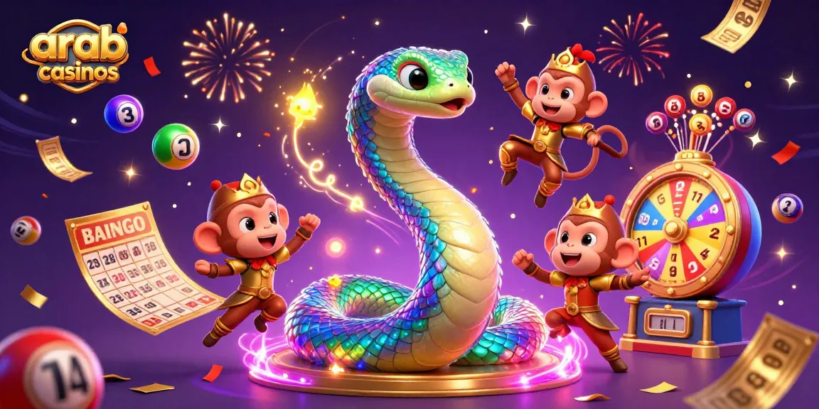 Experience the excitement of arab online casinos with colorful lottery elements and dynamic gaming action.