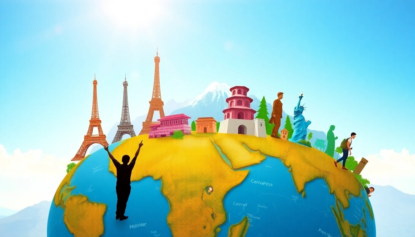 Experience breathtaking round the world holidays with diverse travelers considering iconic destinations.