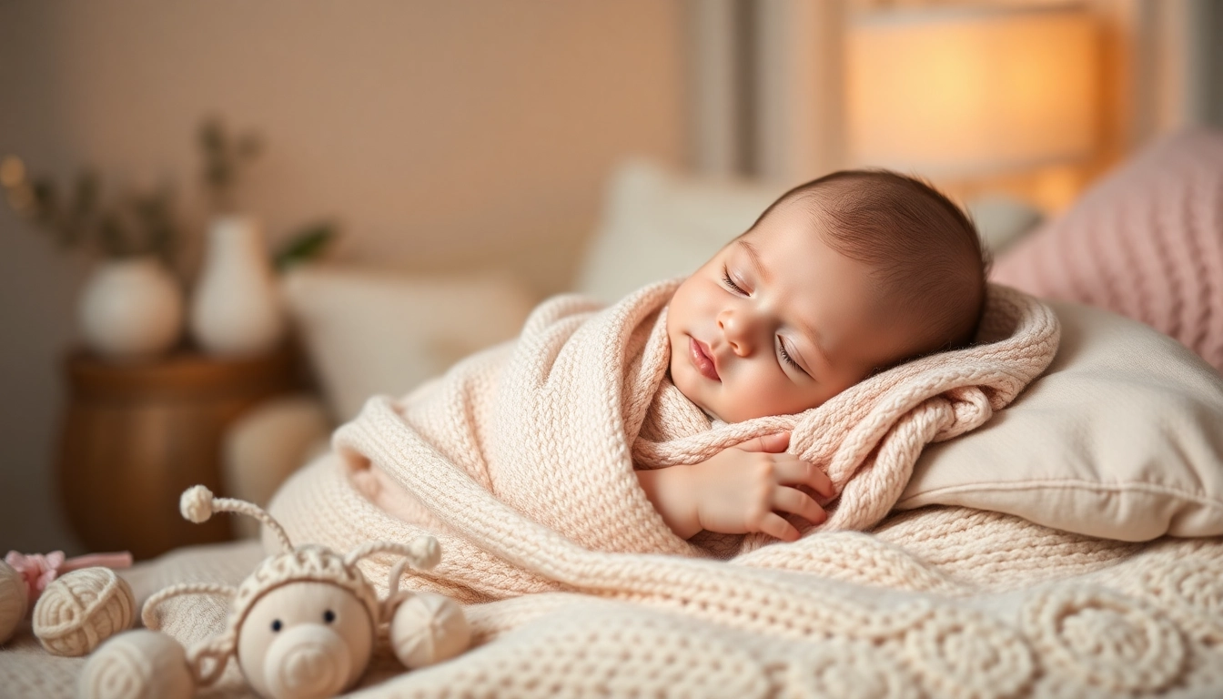 Capturing a peaceful moment with a newborn photographer Tillsonburg in a serene studio.