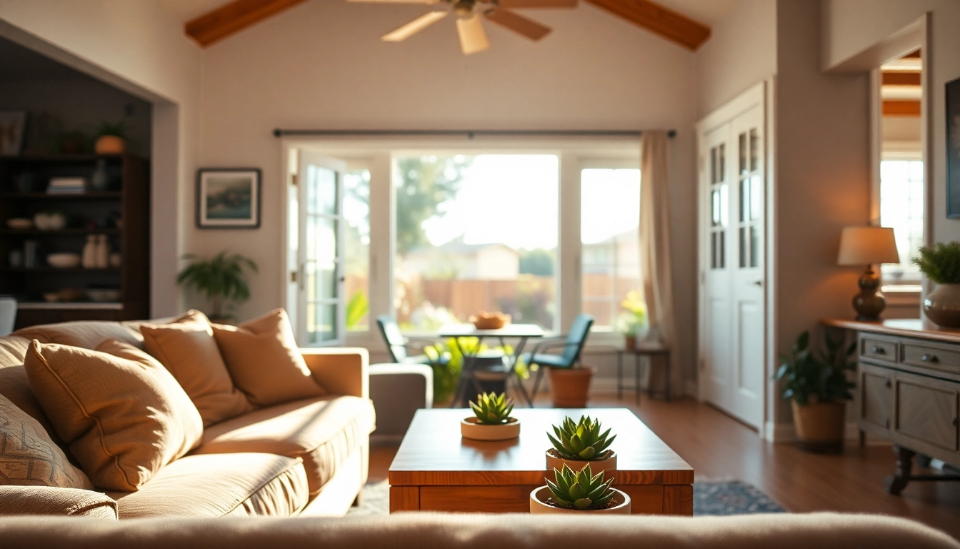 View of a cozy living room perfect for families looking at houses for sale Pensacola FL under 200k.