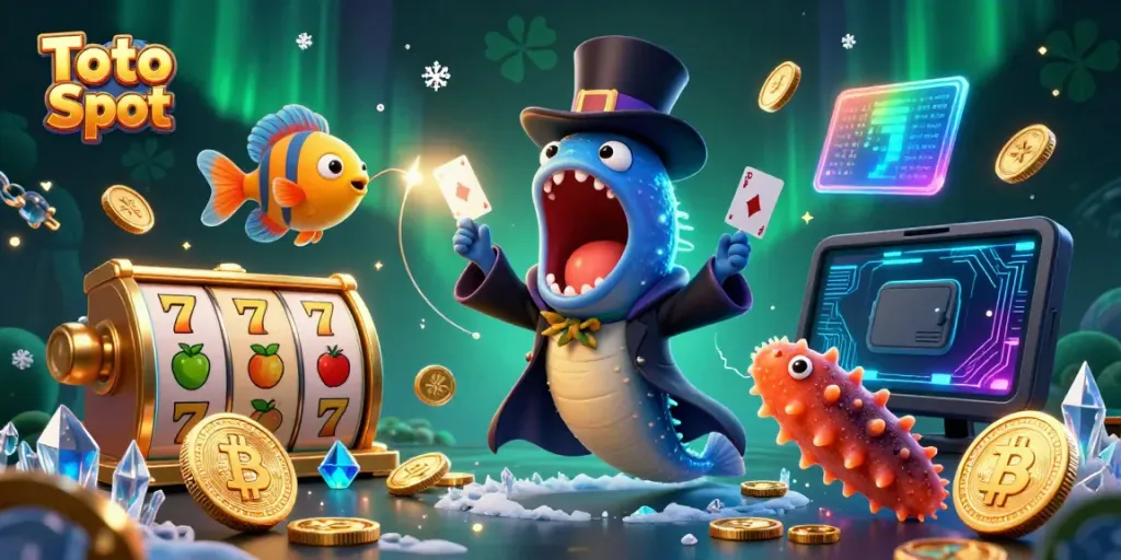 Gambarlah aksi Toto Slot yang menarik dengan karakter lucu di dunia kasino.
