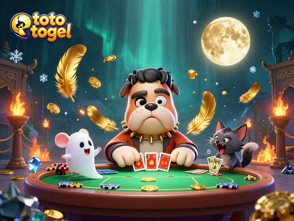 Menangkan permainan toto togel saat bermain kartu dengan karakter menyeramkan dan suasana yang menggugah.