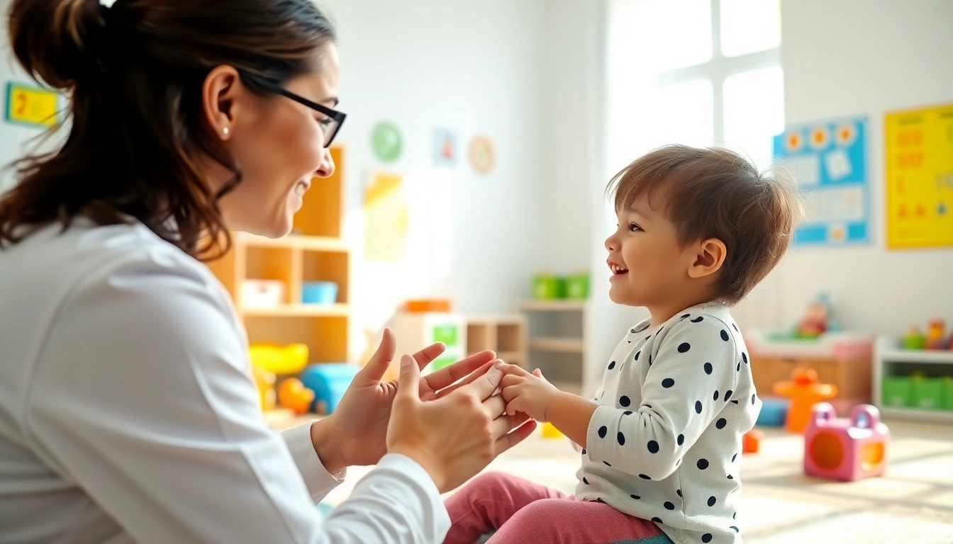 Experience ABA therapy near me in a supportive session between child and therapist.