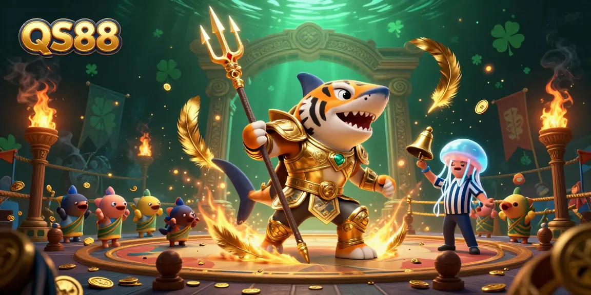 Experience thrilling gameplay at QS88 with fierce competitions in an underwater colosseum.