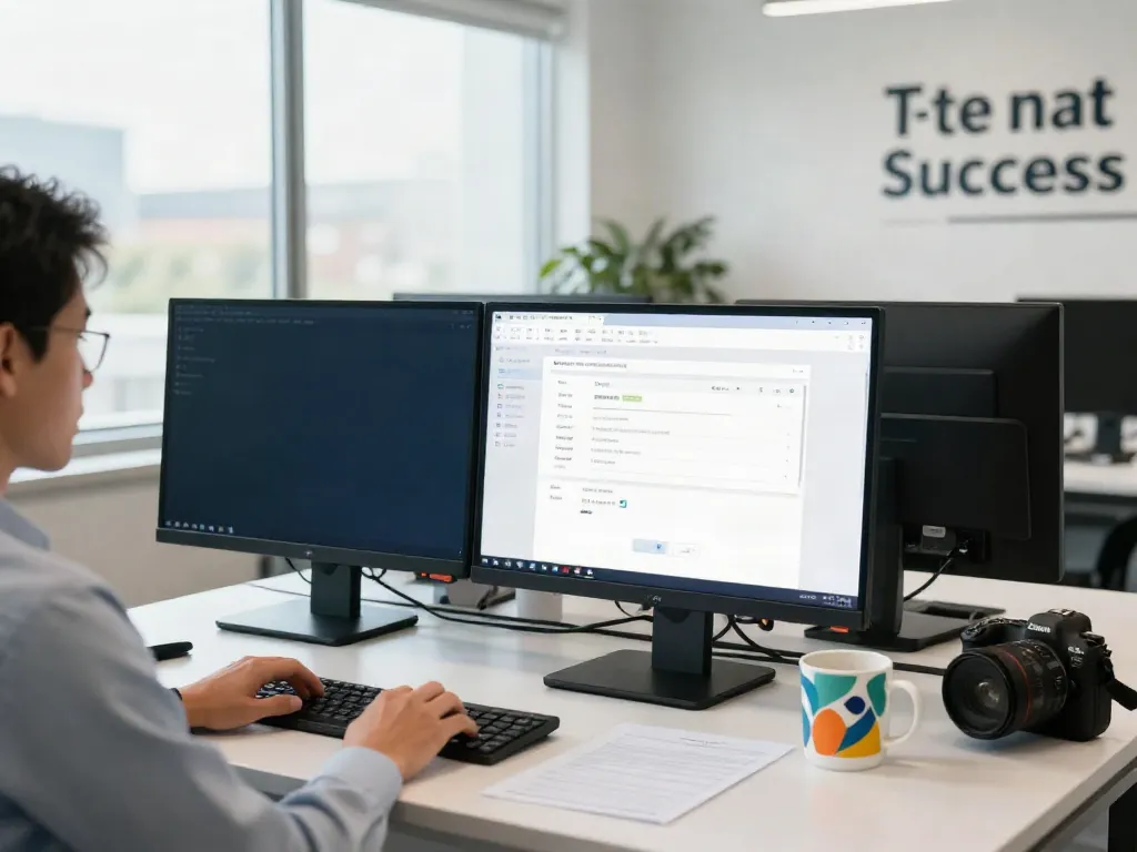 Branded professional tax software tools displayed in a productive workspace for tax preparers.