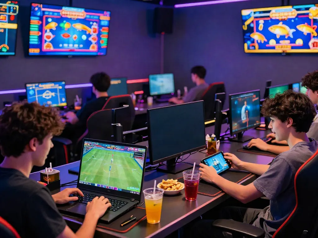 engaged players enjoying du88 online gaming experience with vibrant atmosphere