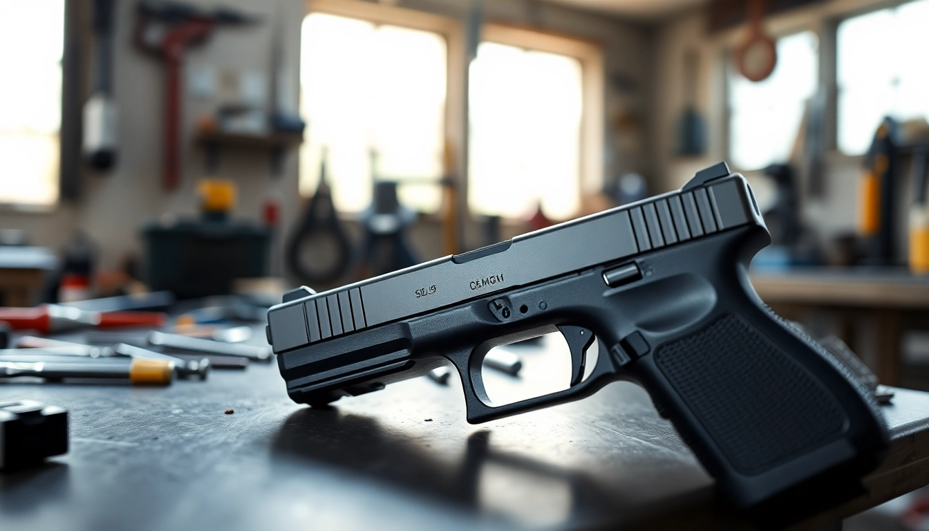 Examine the high-quality glock 19 slide OEM showcasing its intricate details and craftsmanship.