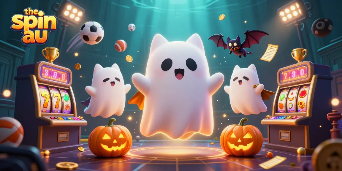 Engage in thrilling gaming adventures with the spin au featuring a ghost cat and vampire bat.