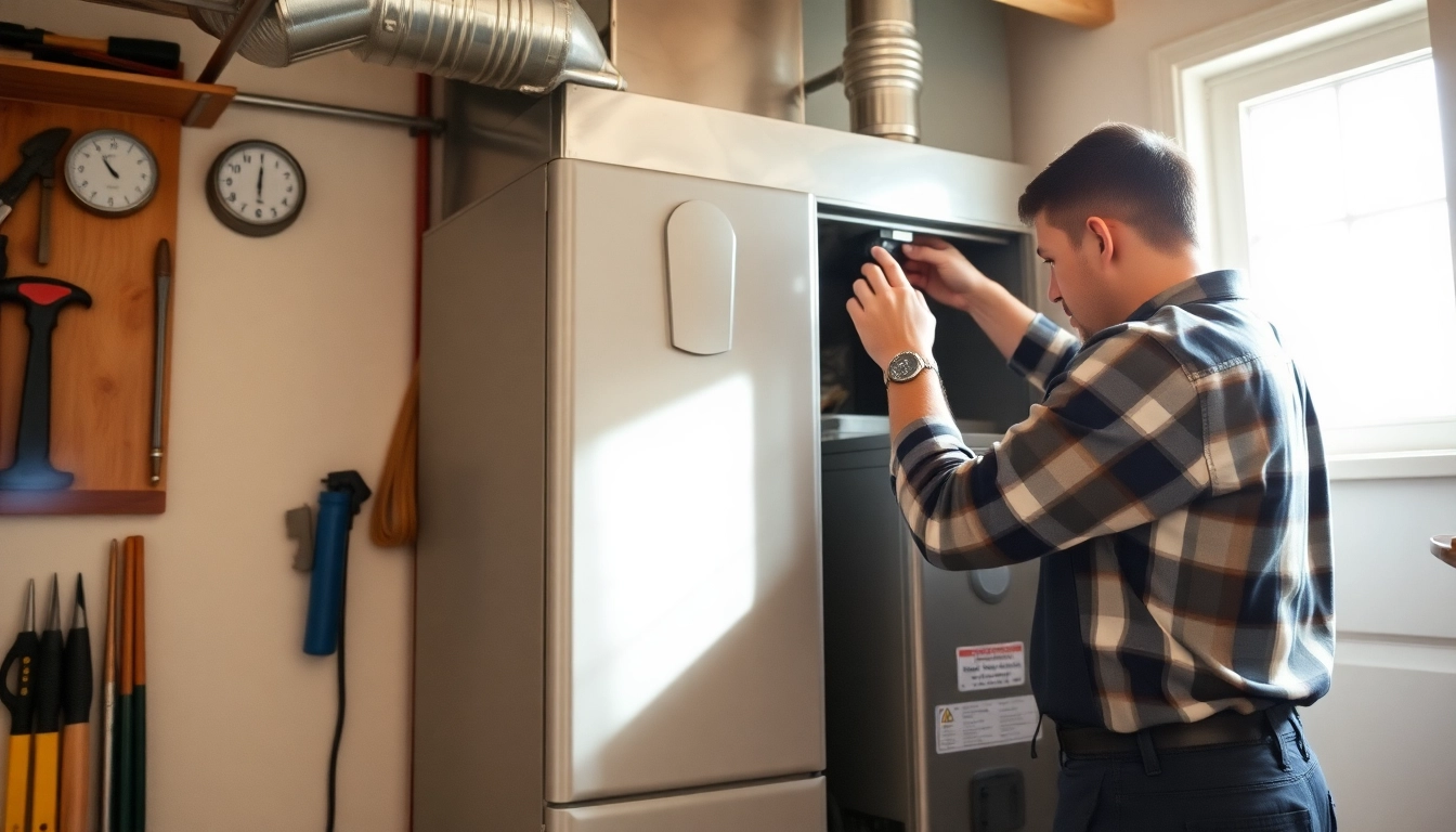 Install an american standard furnace in a clean utility room to ensure optimal heating performance.