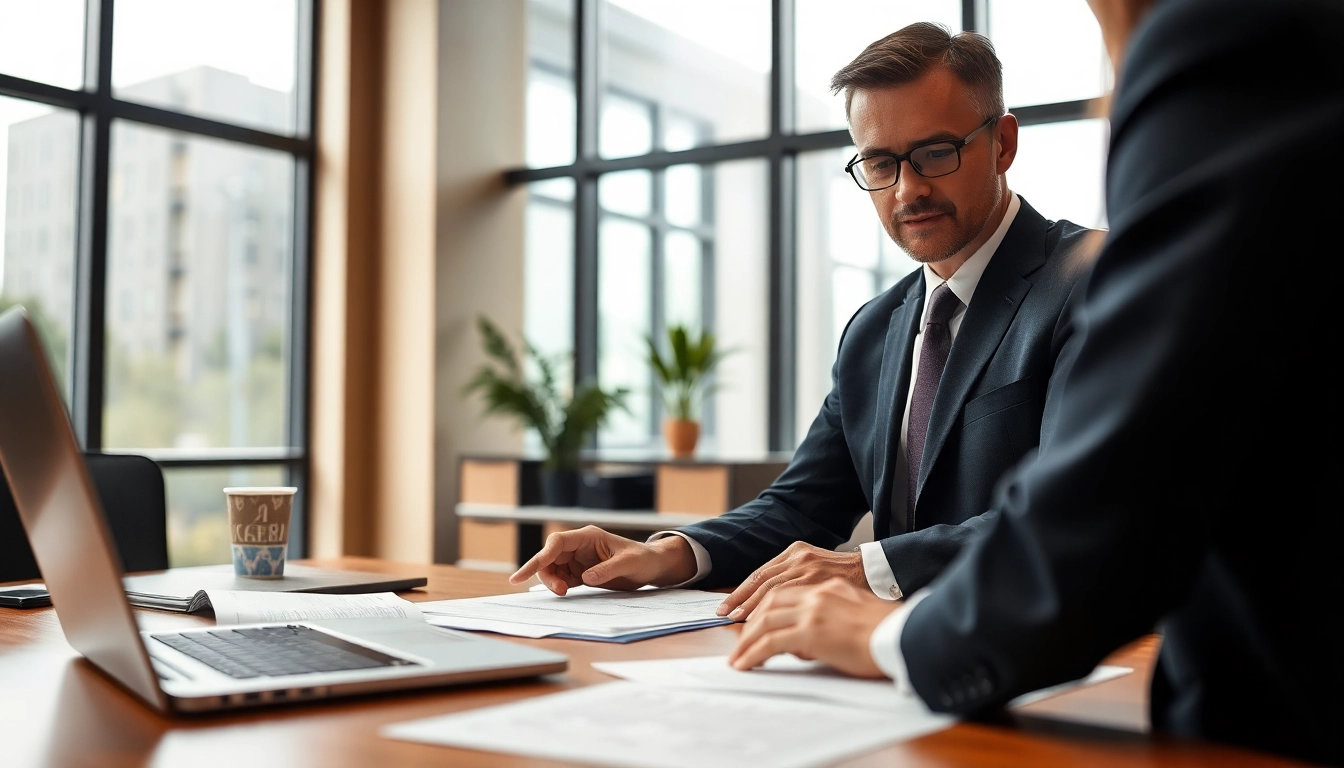 Engaging consultation with a Houston Legal Malpractice Lawyer in an inviting office.