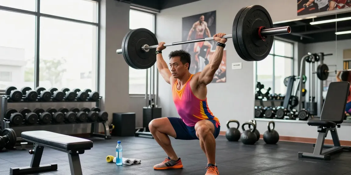 Prime Pharma Steroids showcased through a dedicated bodybuilder lifting weights in a vibrant gym setting, emphasizing fitness and strength.