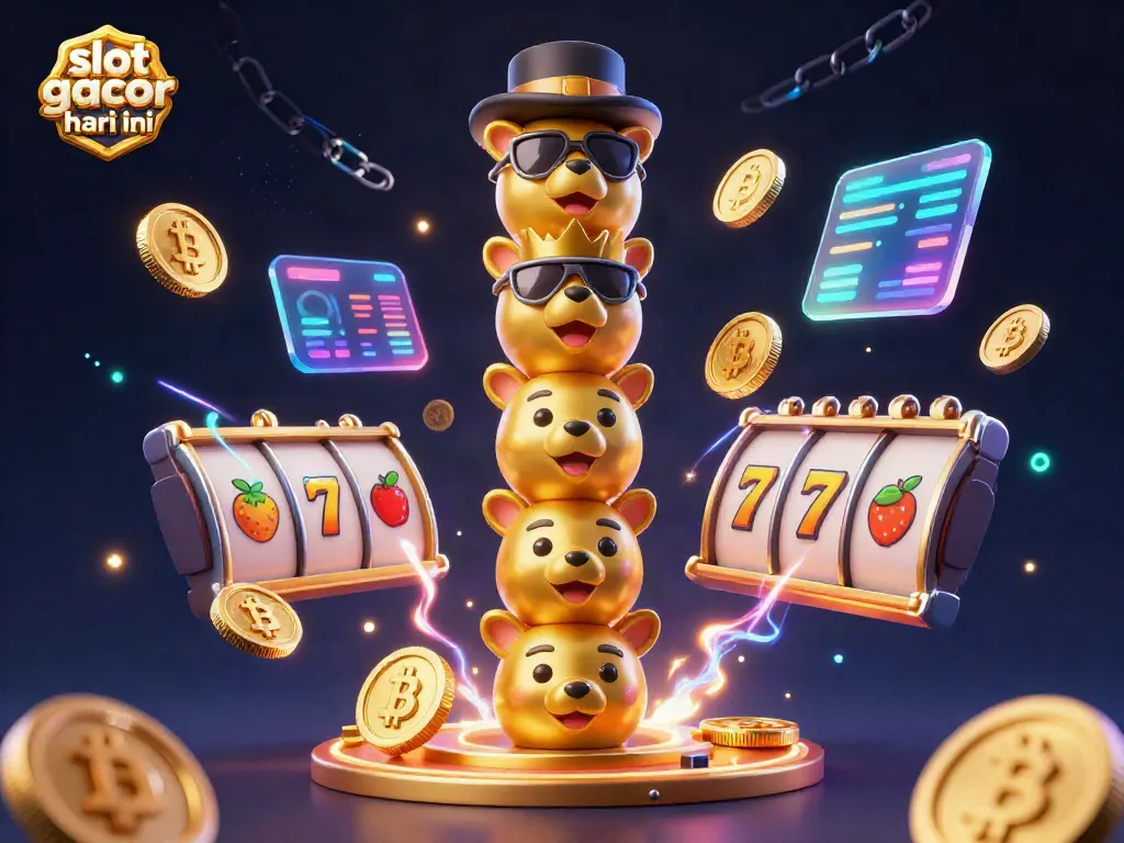 Mencoba keberuntungan di slot gacor hari ini dengan simbol buah dan jackpot yang berkilauan.