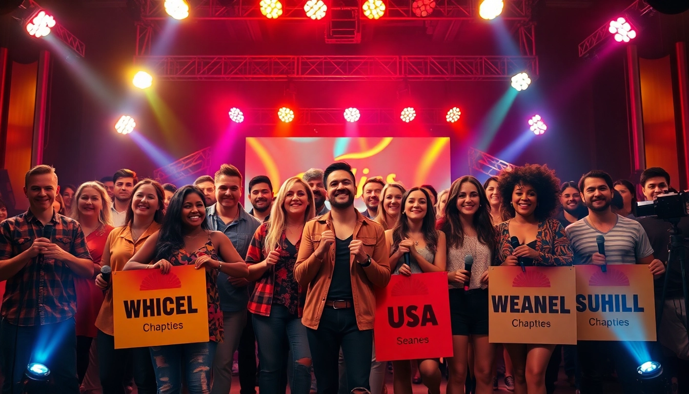 Baddies USA season contestants engaging on stage in a vibrant reality show setting.