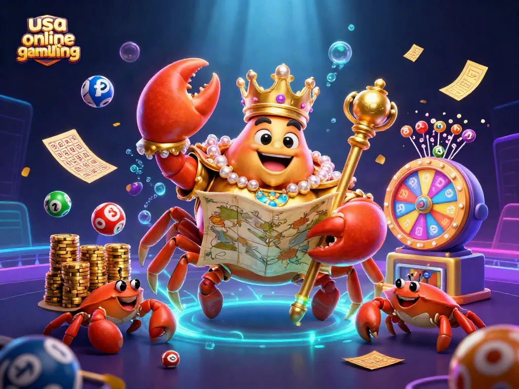 Experience the thrill of usa online gambling with dynamic games and vibrant elements illustrated beautifully.