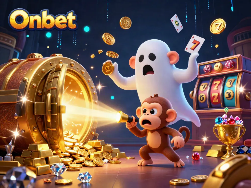 Engage with Onbet's thrilling casino world featuring magical characters and dazzling treasures.